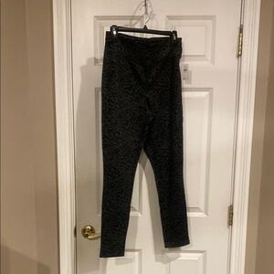 GAP Factory Black Leopard Print Leggings